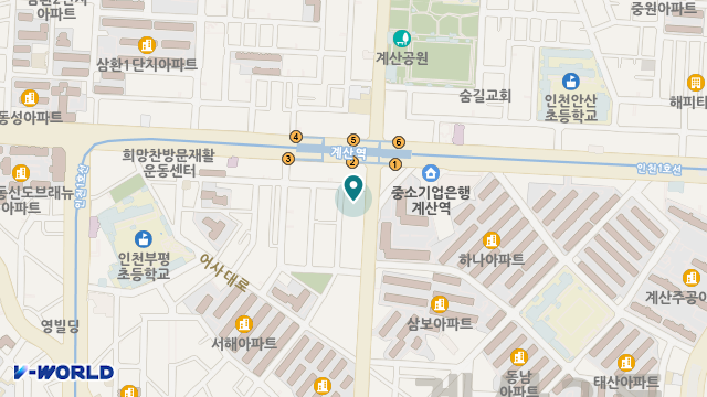 사랑마을주·야간보호센터 위치 지도