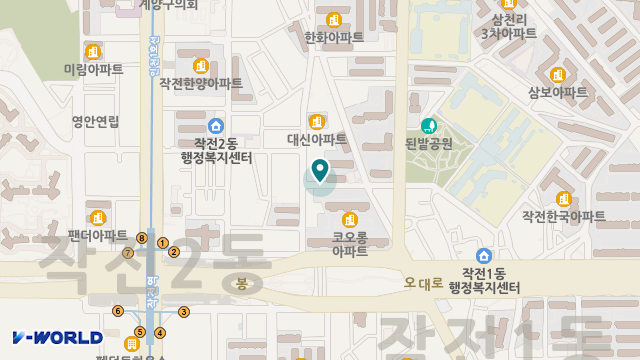 사랑복지센터 위치 지도