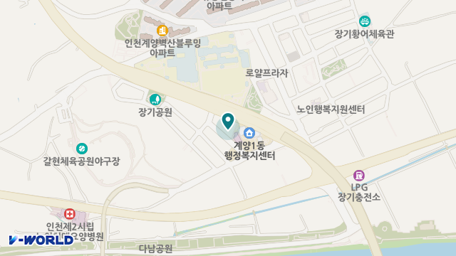 다비다재가복지센터 위치 지도