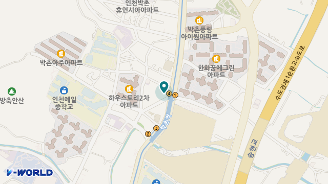아가페노인재가복지센터 위치 지도