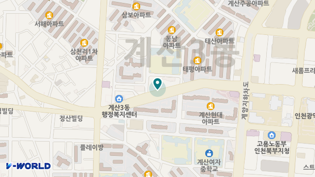 사랑과섬김재가복지센터 위치 지도