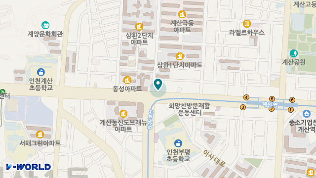 사랑뜰방문요양센터 위치 지도