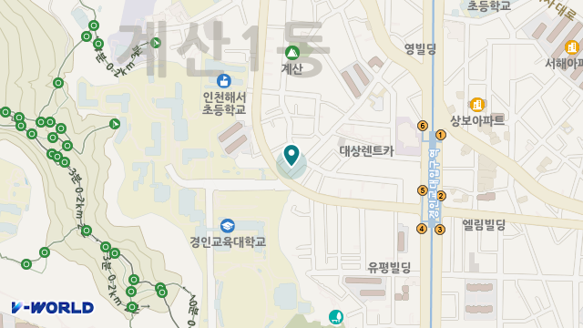 서정방문요양센터 위치 지도