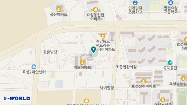 효성재가노인복지센터 위치 지도