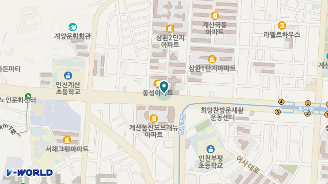 어르신이행복한세상(계양) 위치 지도