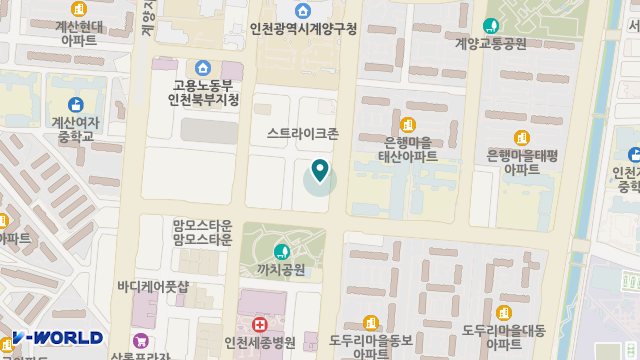 정원노인복지센터 위치 지도