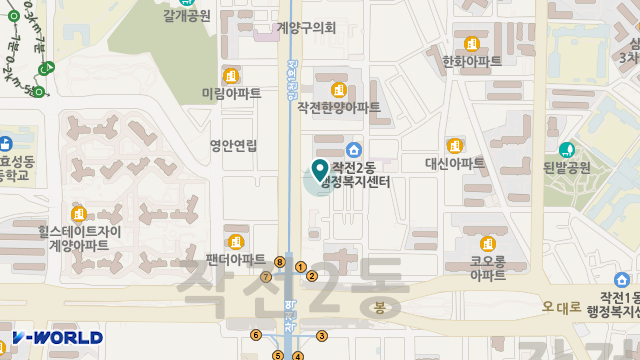 연재가복지센터 위치 지도