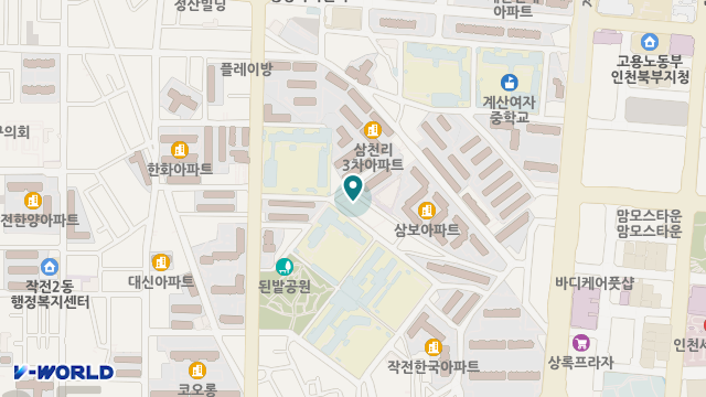 효누리요양센터 위치 지도
