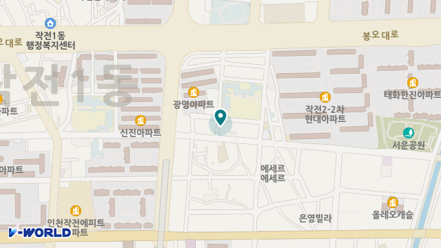 수정노인복지센터 위치 지도