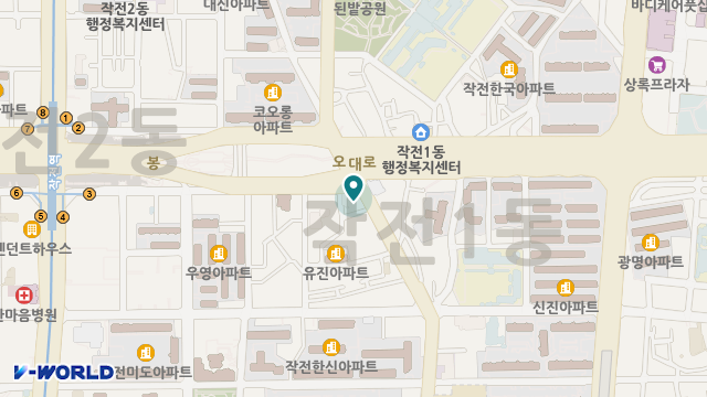 즐거운노인주간보호센터 위치 지도