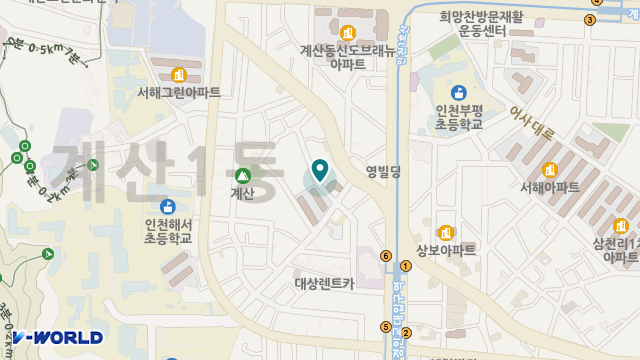 그리심재가복지센터 위치 지도