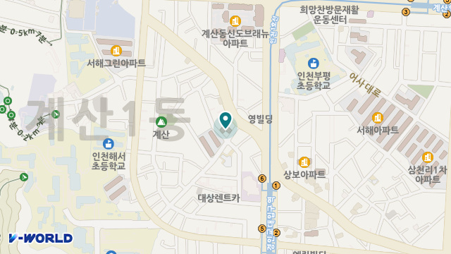 계양두란노재활주간보호센터 위치 지도