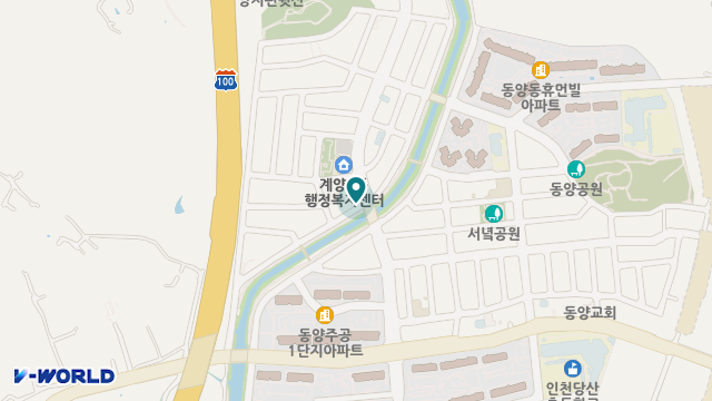행복바라기재가센터 위치 지도