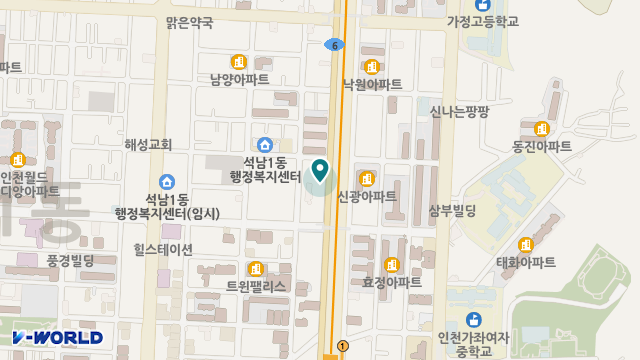 서구재가노인지원서비스센터 위치 지도