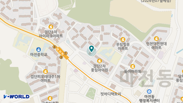 샬롬노인복지센터 위치 지도