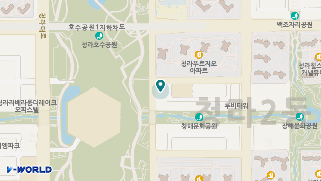청라성심노인주간보호센터 위치 지도