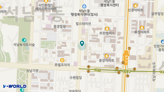 행복한 노인복지센터 위치 지도