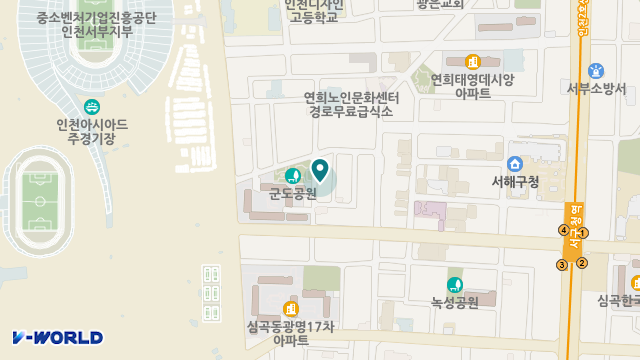 행복재가복지센터 위치 지도
