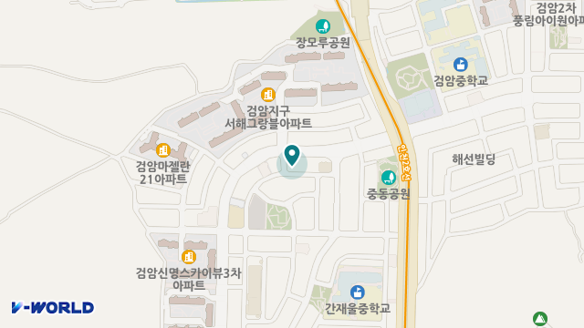 검암노인주야간보호센터 위치 지도