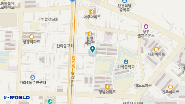 샤론재가복지센터 위치 지도