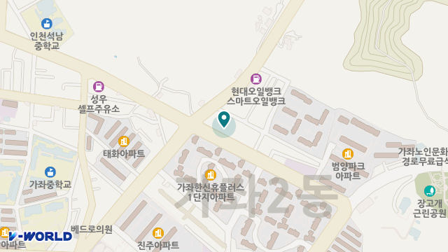 서부노인주야간보호센터 위치 지도