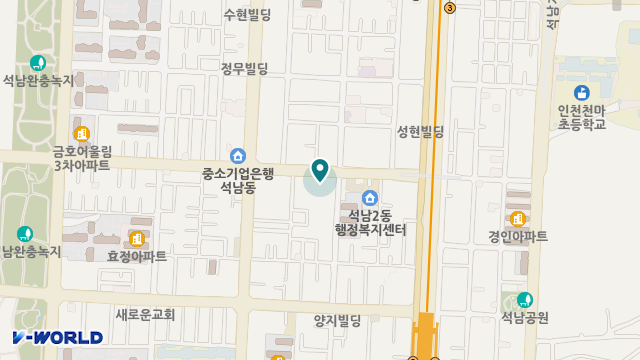 샘물재가복지센터 위치 지도