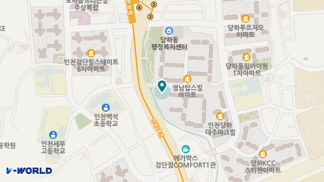 향기재가노인복지센터 위치 지도