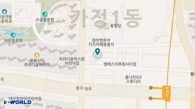 구립 서구치매전담형주야간보호센터(치매안심돌봄터) 위치 지도