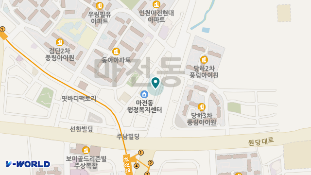 검단바로재가복지센터 위치 지도