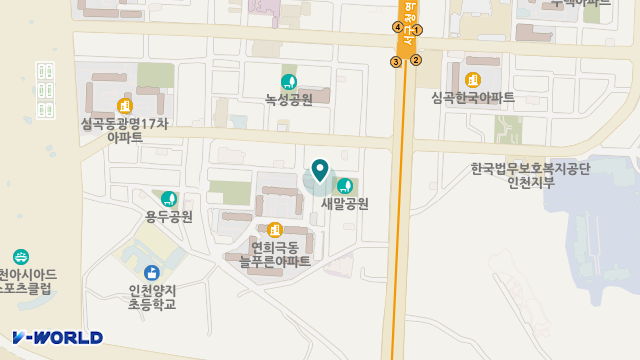 쉼터재가노인복지센터 위치 지도