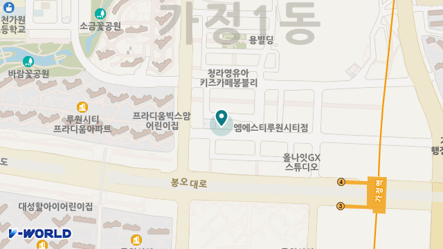 서구루원재활 노인주간보호센터 위치 지도