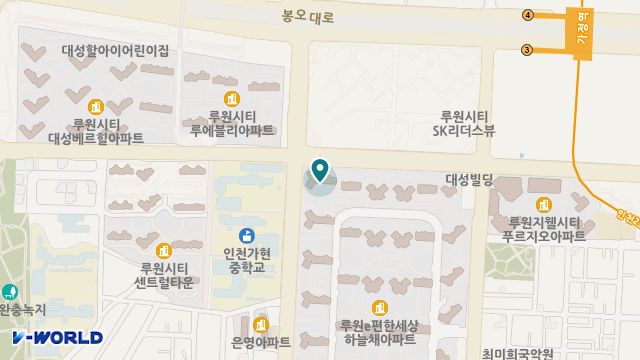 가정재가노인복지센터 위치 지도