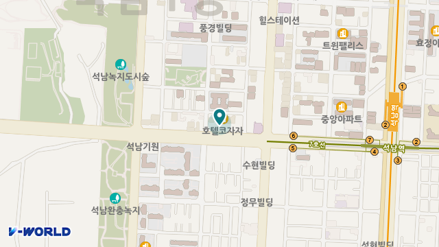 돌봄상민실버케어센터 위치 지도