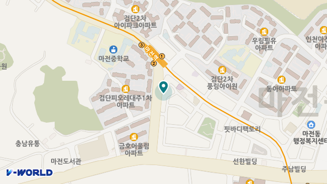청춘재활주간보호센터 위치 지도