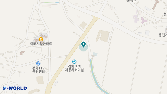 인천광역시 사회서비스원 강화종합재가센터 위치 지도