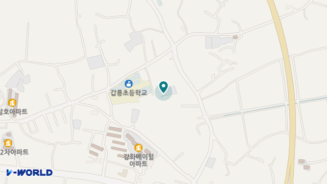강화재가복지센터 위치 지도