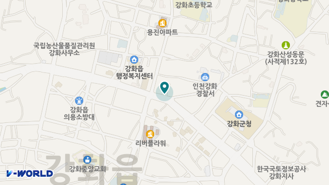강화어르신 재가센터 위치 지도