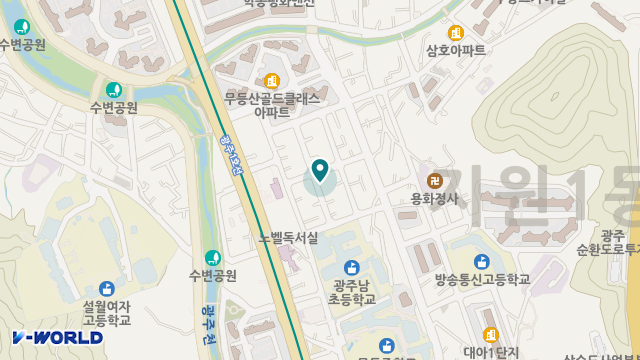 대해노인복지센터 위치 지도