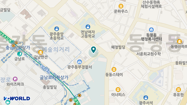 한평생노인복지센터 위치 지도