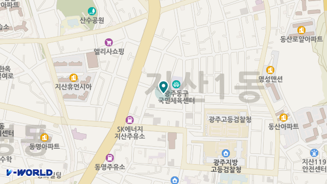 정다운 노인복지센터 위치 지도