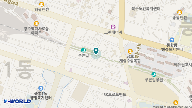푸른길재가노인복지센터 위치 지도