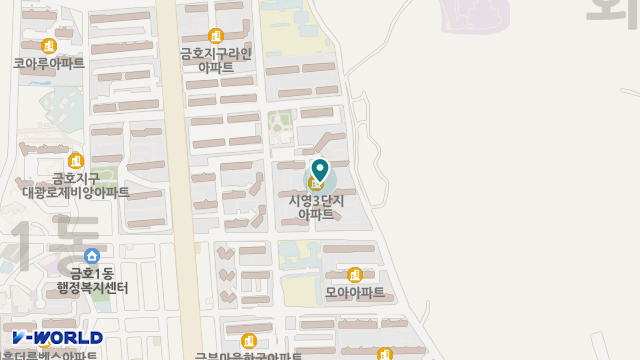 금호원광노인복지센터 위치 지도