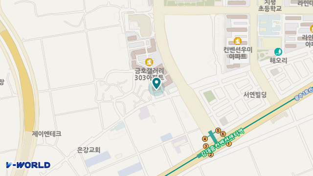 한결노인복지센터 위치 지도