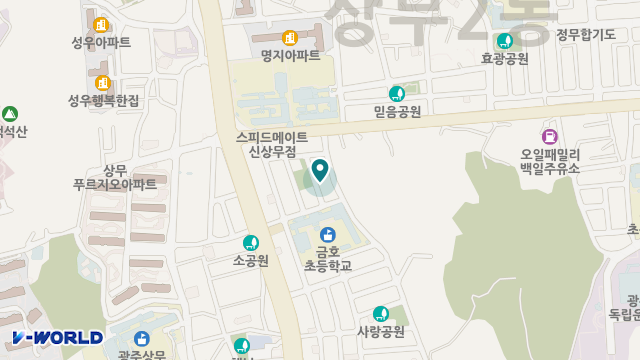 산들장기요양기관 위치 지도