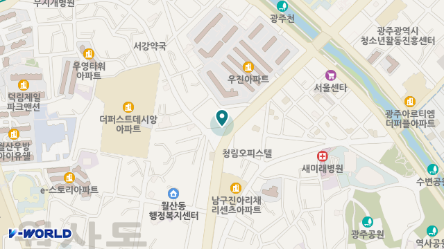 감나무협동조합재가복지센터양동점 위치 지도