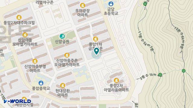 봄사랑노인복지센터 위치 지도