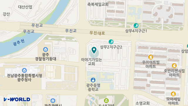 파란하늘노인재가센터 위치 지도