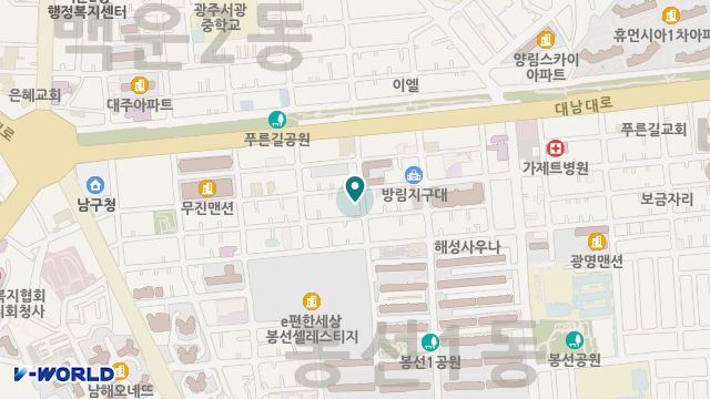 하람노인복지센터 위치 지도