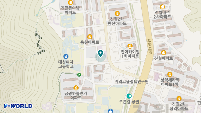 포도원실버복지센터 위치 지도
