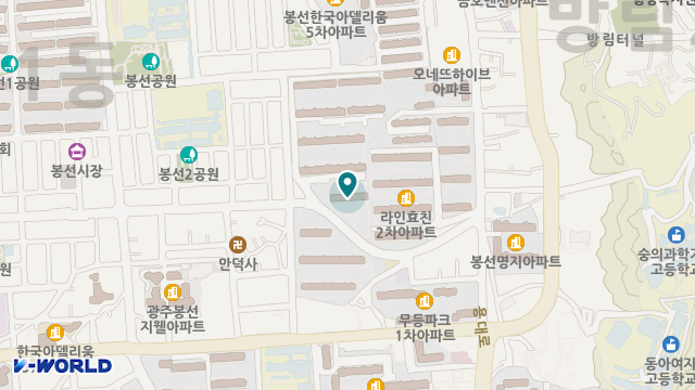 가향노인복지센터 위치 지도